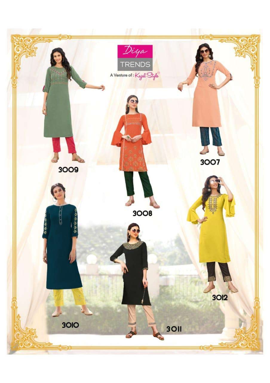 Forever Vol-3 Palzzo Pant Kurti Collection Forever Vol-3 Palzzo Pant Kurti Collection